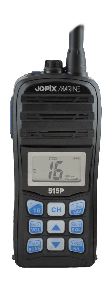 JOPIX MARINE 515P MERI VHF-PUHELIN KELLUVA 5W L- ja F- SUOMI KANAVILLA