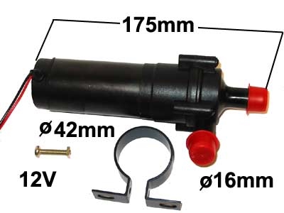 JOHNSON Kiertovesipumppu 12V / 16mm 15L/MIN         