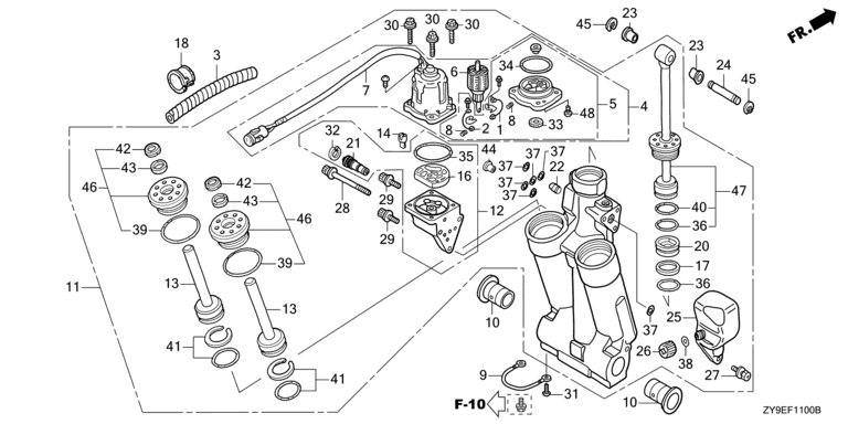 HONDA ROD COMP, PISTON B