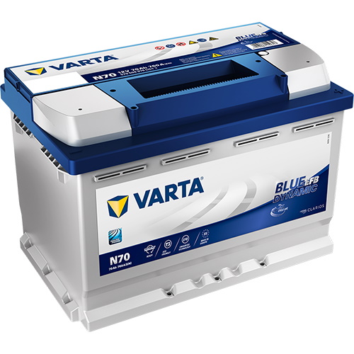 VARTA EFB BLUE 70Ah 650A                            