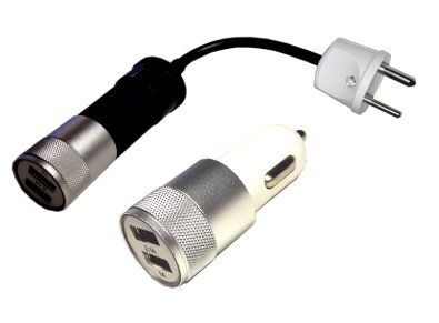 12V PISTOTULPPA / TUPSYT. - ADAPTERI USBx2