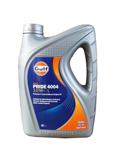 GULF GULFPRIDE 4004 10W-40  4-T FC-W 4L              