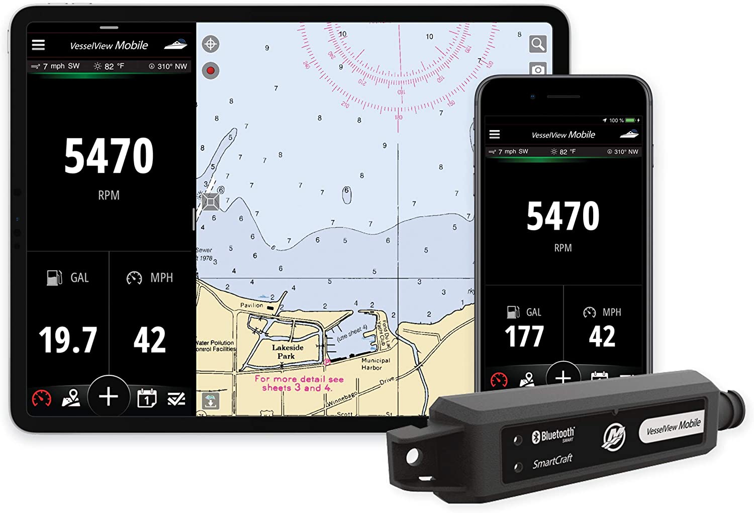 MERCURY VESSEL VIEW MOBILE KIT