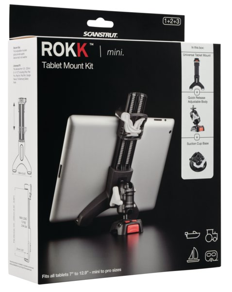 ROKK MINI KIINNIKESARJA TABLETILLE 125-220mm. jalka/ruuvattava