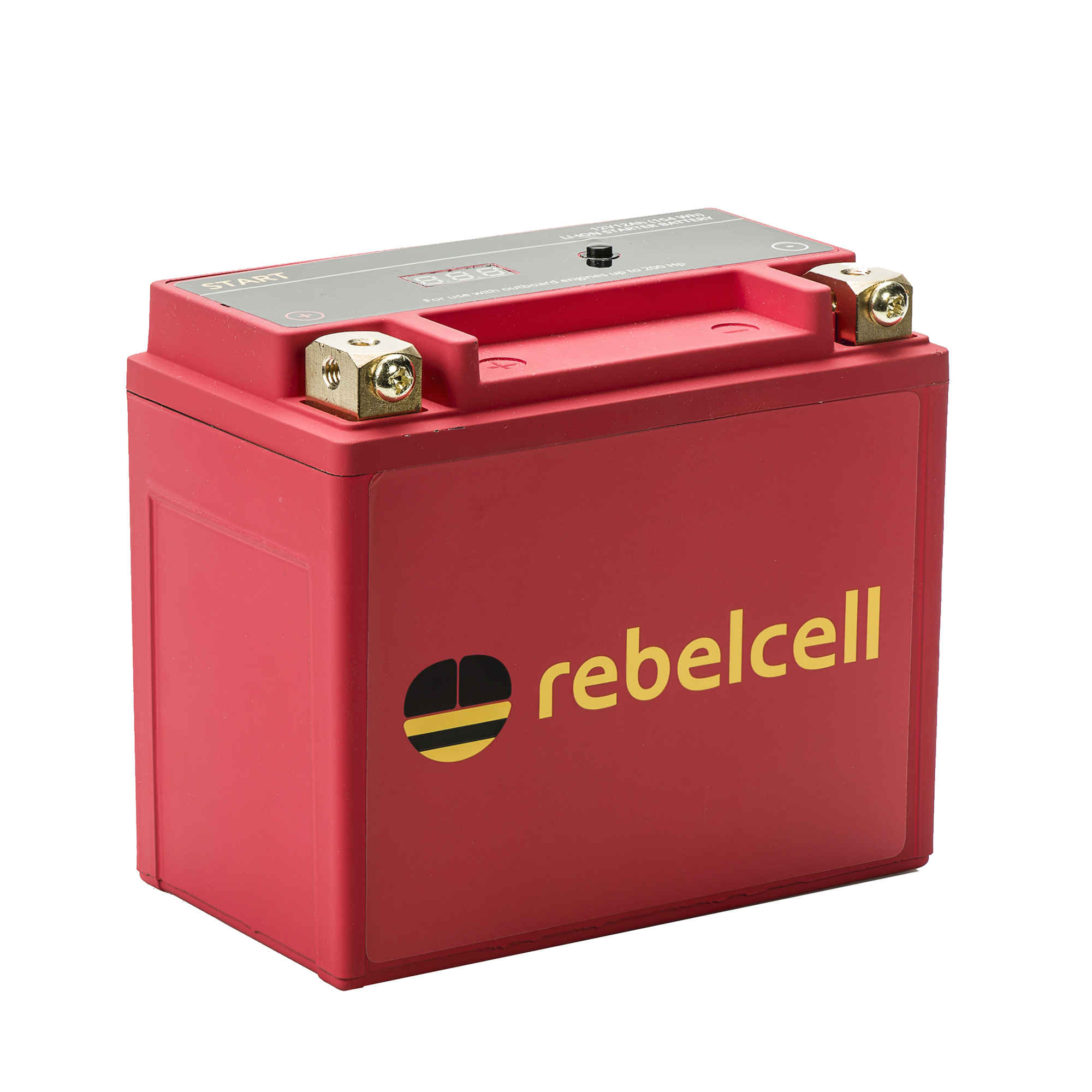 Rebelcell Li-Ion käynnistysakku max 200hv perämoottorille (153Wh). 