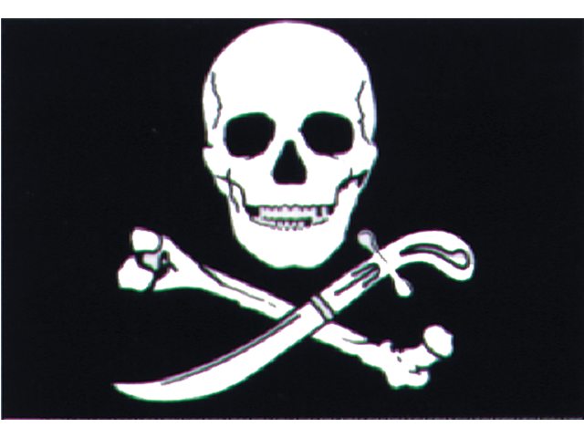 PIRAATTI LIPPU - PIRATE FLAG 30X45