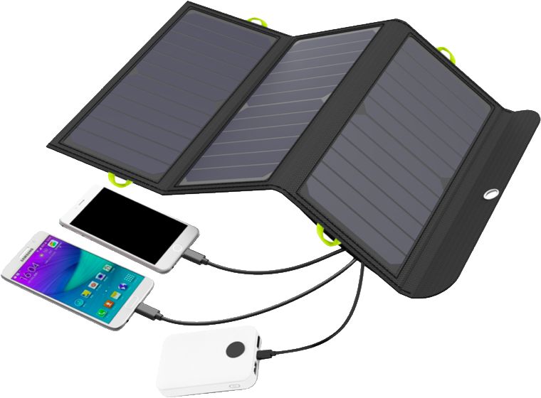 PROUSER AURINKOPANEELI JA VARAVIRTALÄHDE 21W - 10000 MAH