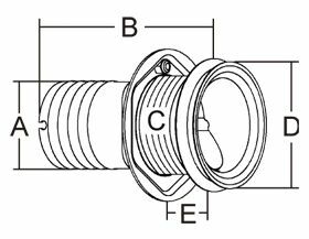 PAKOLETKUN LÄPIVIENTI LÄPÄLLÄ  Ø 38MM - RST