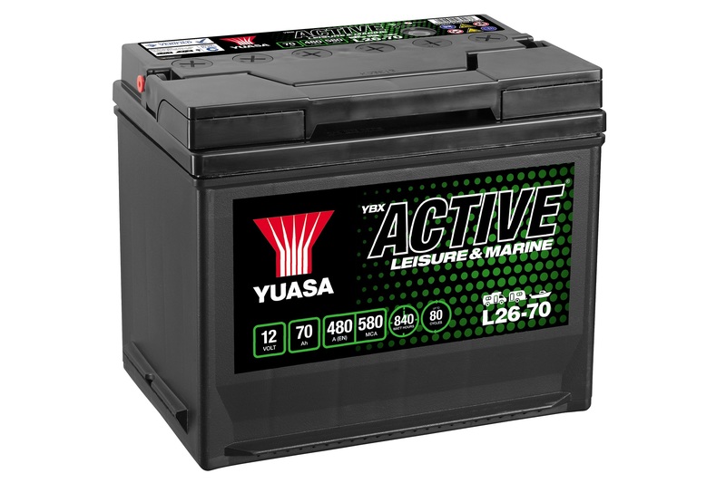 YUASA ACTIVE LEISURE VAPAA-AJAN AKKU 70Ah