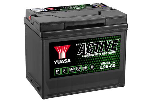 YUASA ACTIVE LEISURE VAPAA-AJAN AKKU 80Ah 