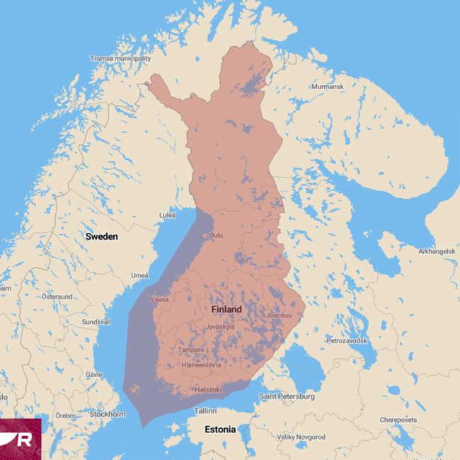 Raymarine LightHouse kartta, Suomi, ladattu. 32GB microSD-kortin