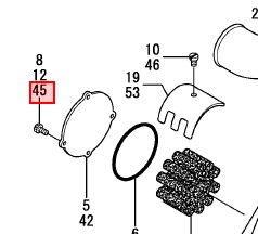 YANMAR VESIPUMPUN KANNEN RUUVI