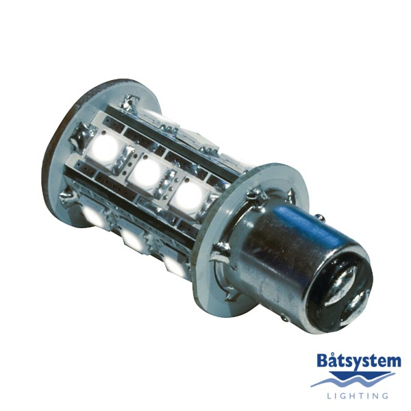 BÅTSYSTEM LED POLTTIMO 360° BAY15D  8 - 30V         