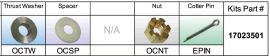 POTKURIN KIINNITYS SARJA  OMC 40-75hv  - 17023501