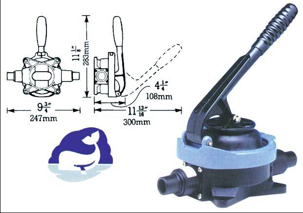 TYHJENNYS PUMPPU WHALE GUSHER URCHIN BP9005         