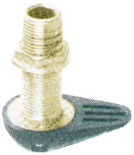 LÄPIVIENTI SIHDILLÄ  3/4"  MESS / MUOVI             