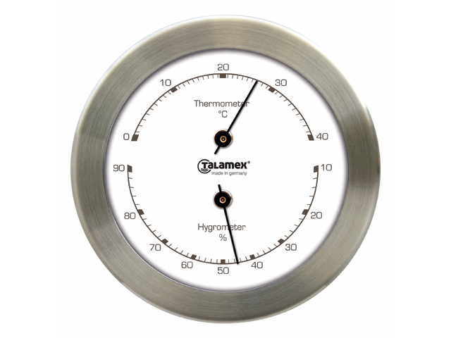 TALAMEX LÄMPÖ / KOSTEUS MITTARI RST 80/100mm        