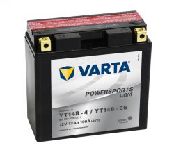 VARTA MP Powersport AGM   12Ah / 190ah T14B-4   (YT14B-BS)   