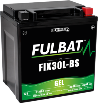 FULBAT MP GEL 12v 30Ah / 400A  ( - + )                         