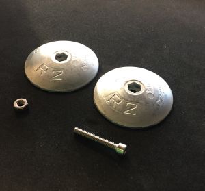 PERÄSINANODI PYÖREÄ ALUMIINI  Ø 71mm                              