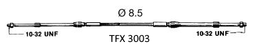 Hallintakaapeli F3003 12,00 m / 40" 