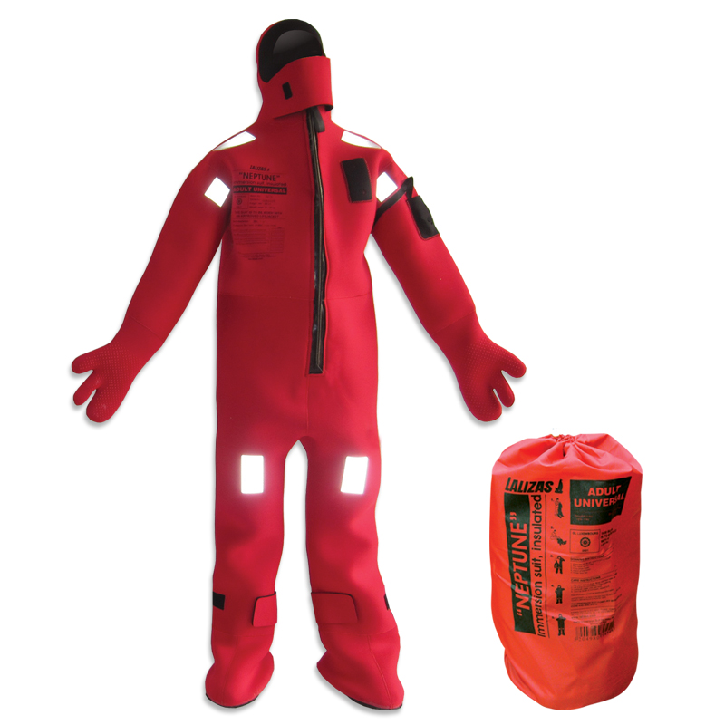 LALIZAS SOLAS Neptune eristetty pelastautumispuku koko XL 190-210cm