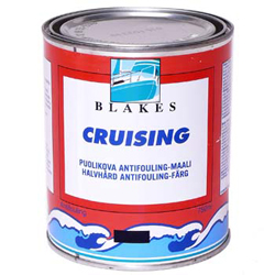 BLAKES Cruising antifoulingmaali 750ml musta        