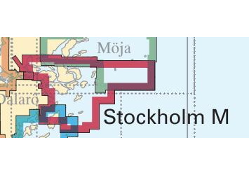 BÅTSPORTKORT STOCKHOLM MELLERSTA MÖJA - DALARÖ    2013