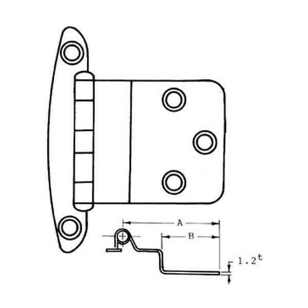 OVI SARANA RST  P48 L38 A = 44 mm, B = 29 mm    