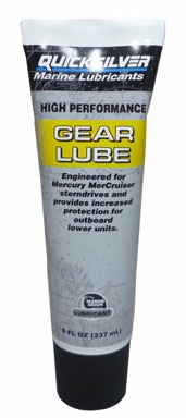 QUICKSILVER HIGH PERFORMANCE GEAR LUBE - 237ml.     