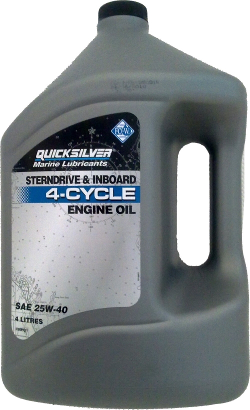 QS 4-CYCLE MINERAL ENGINE OIL SAE 25W-40 4L         