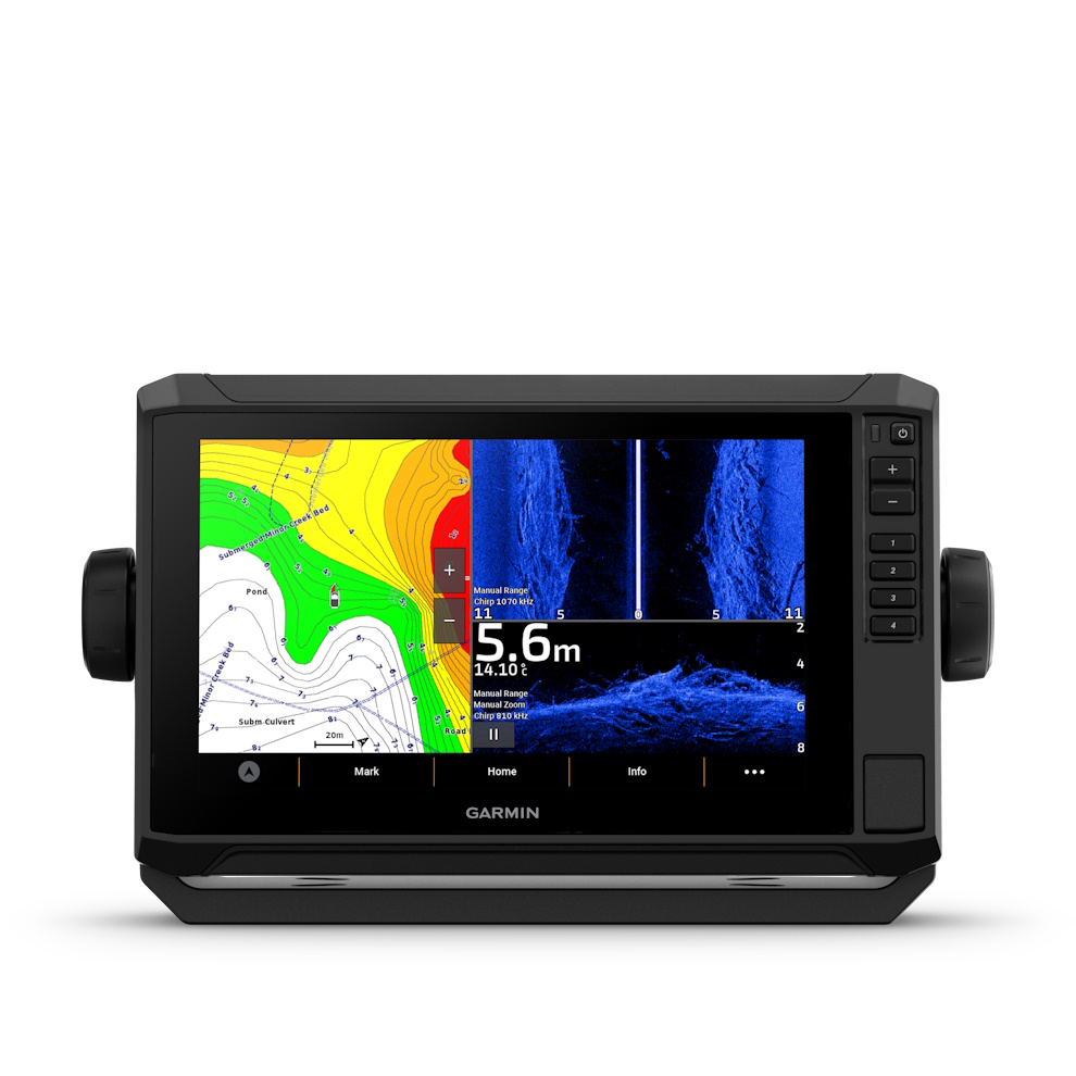 GARMIN ECHOMAP UHD2 92sv ja GT56UHD-TM-kaikuanturi