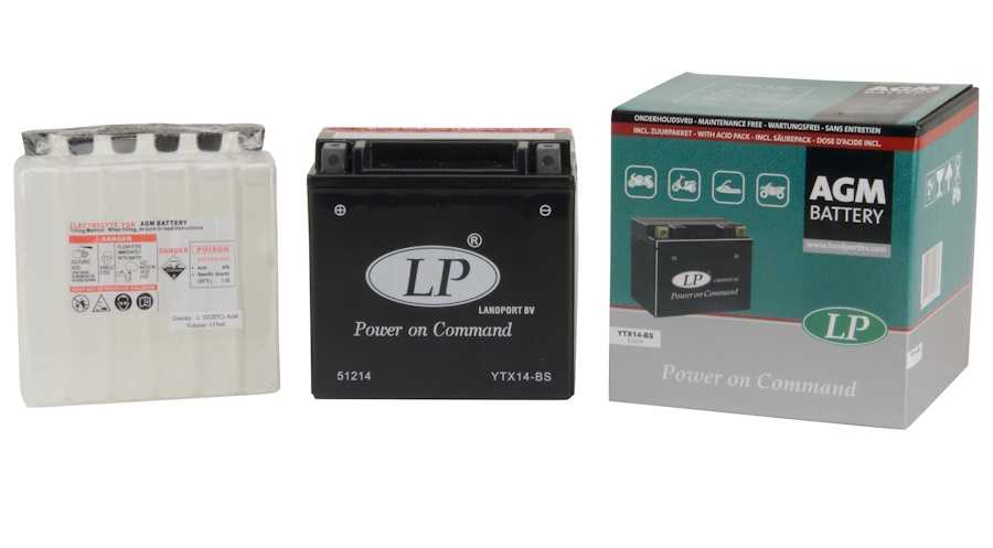 LP-BATTERY AGM   12Ah / 190A (YTX14-BS) 