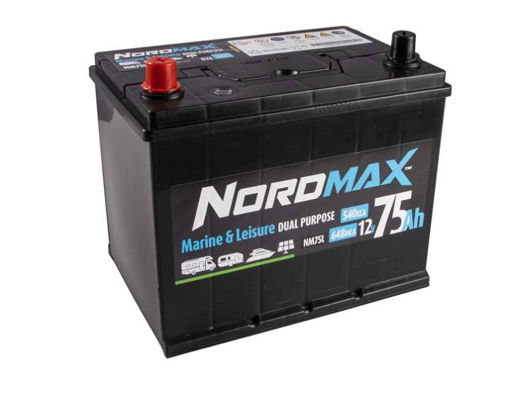NORDMAX MARINE&LEISURE VAPAA-AJAN AKKU 75Ah