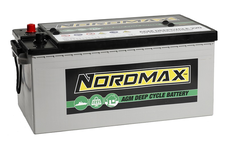 NORDMAX AGM DEEPCYCLE 220Ah / C100             