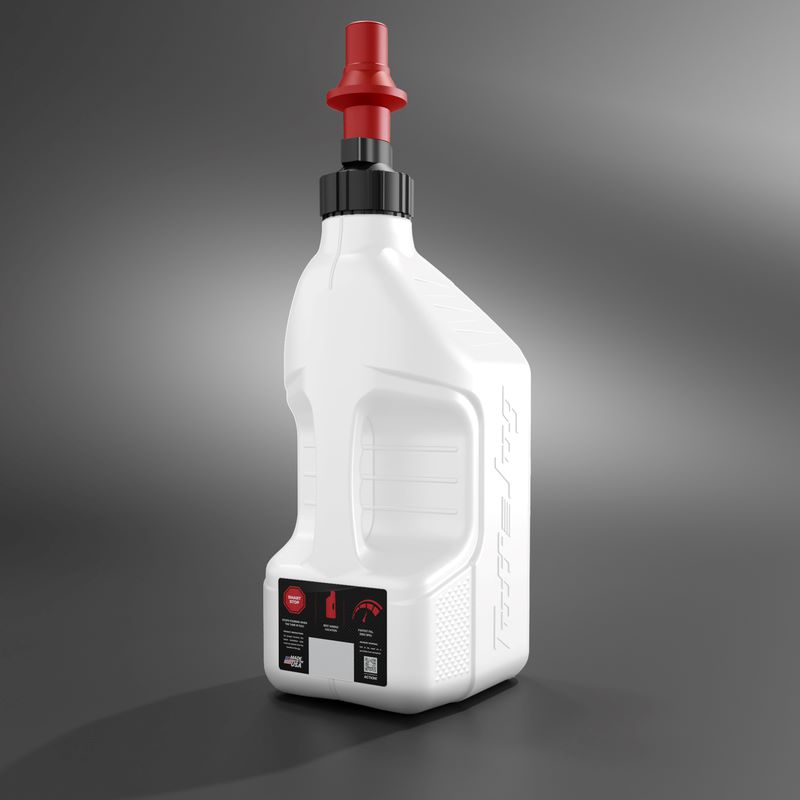 Tuff Jug Kanisteri 10L valkoinen, Ripper korkki punainen (GEN 3)