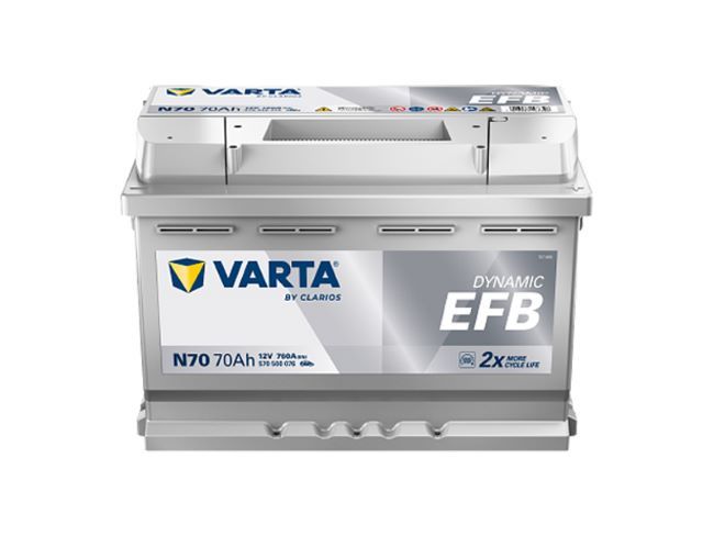 VARTA DYNAMIC EFB 70Ah 650A                            