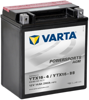 VARTA MP AGM   14Ah / 210A   (YTX16B-BS)                       